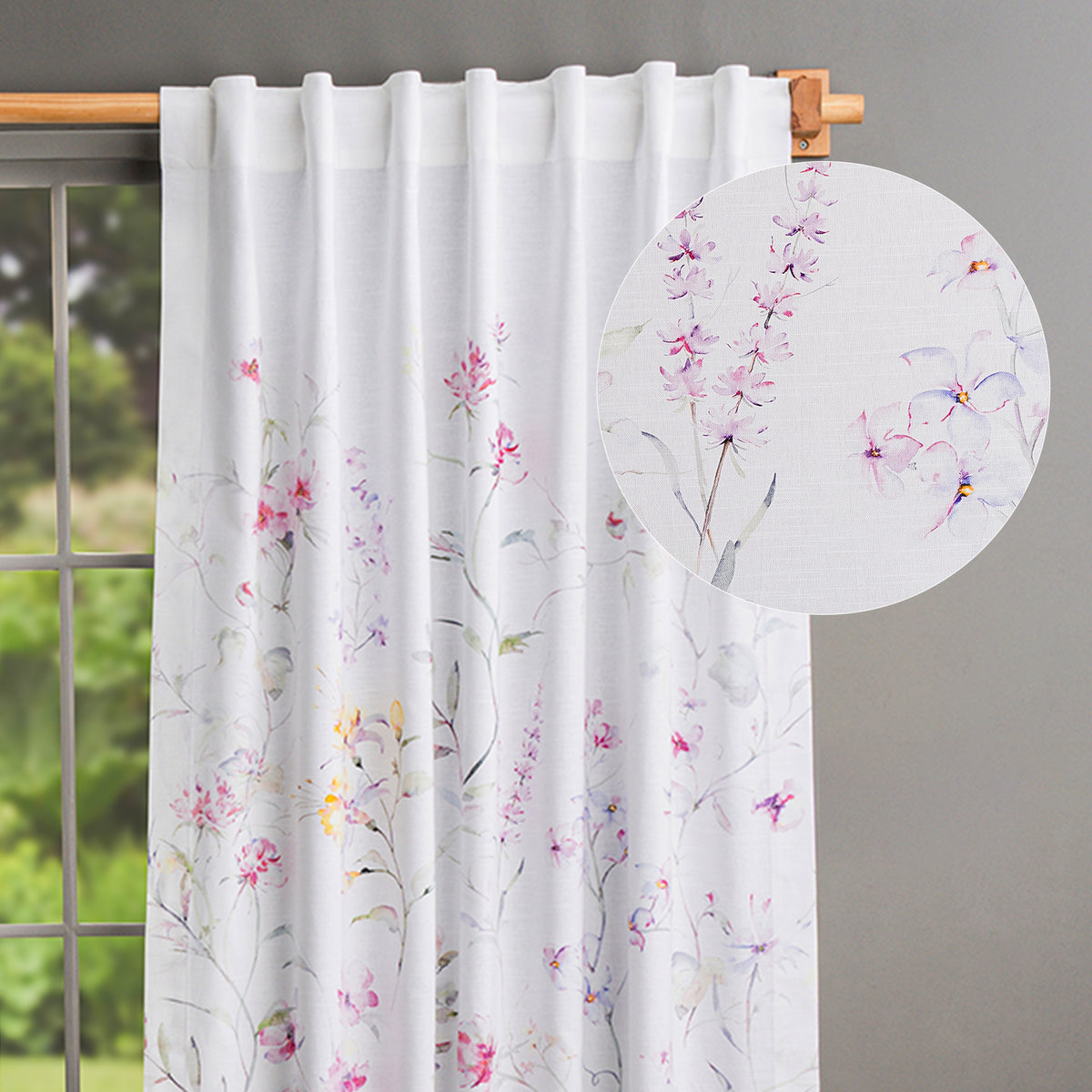 Summer Floral Curtains