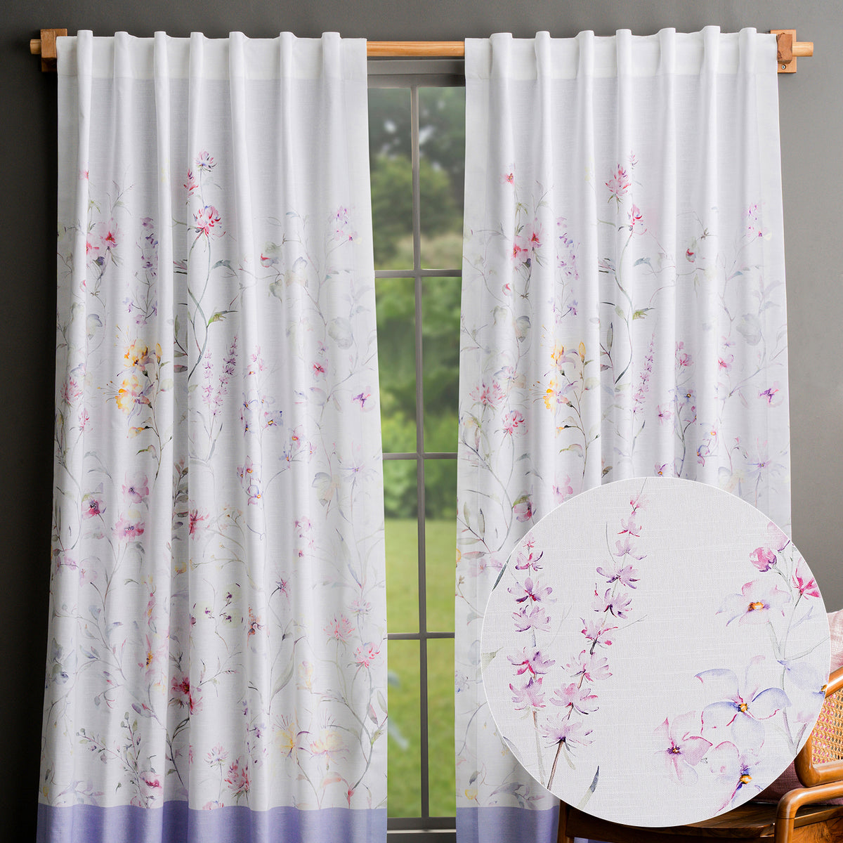 Summer Floral Curtains