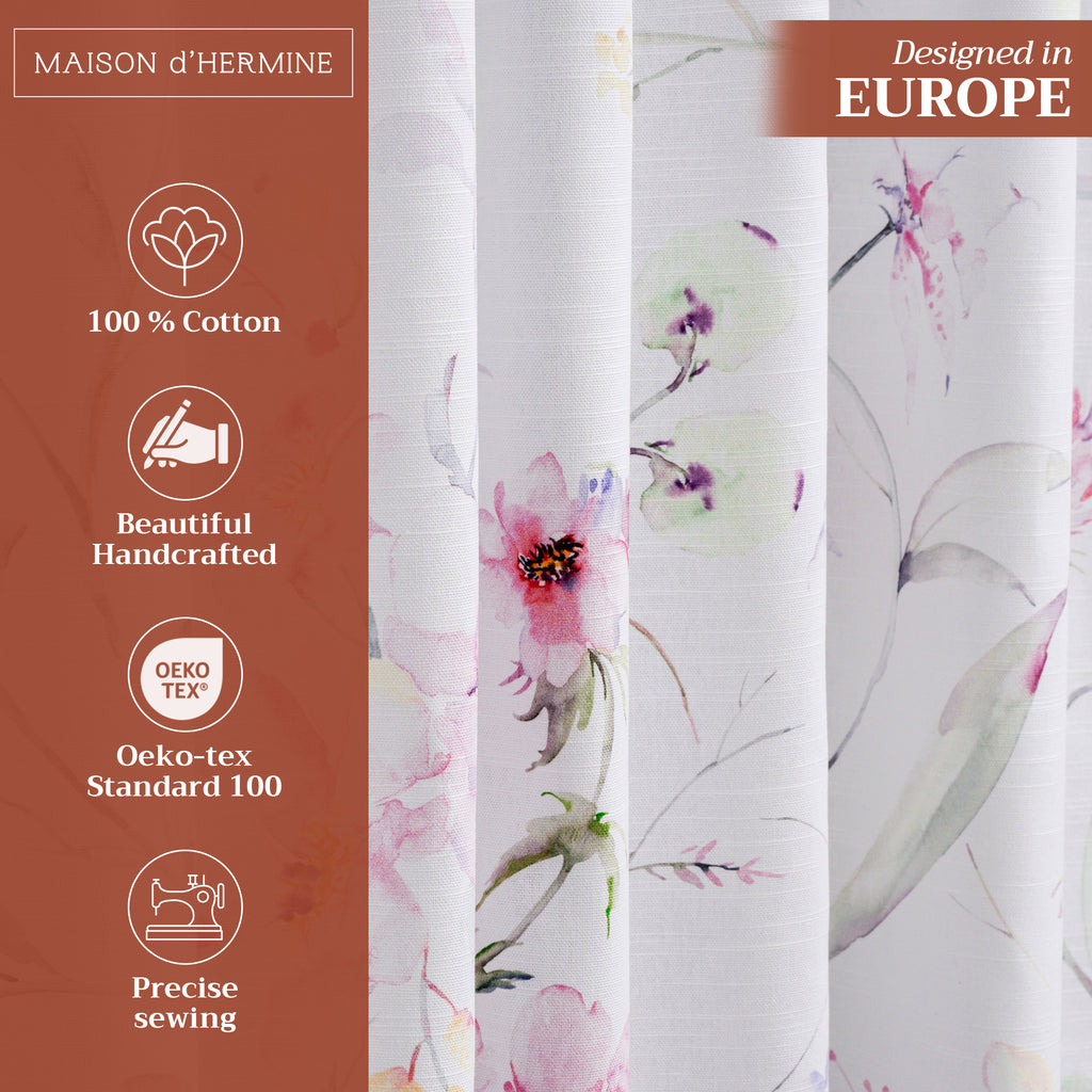 Summer Floral Curtains