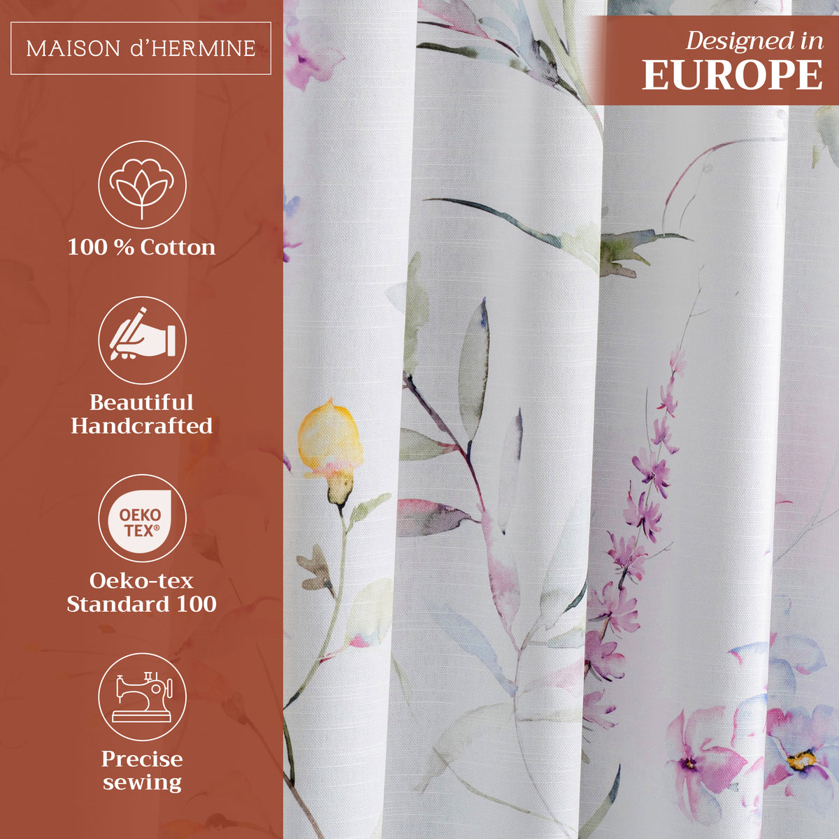 Summer Floral Curtains