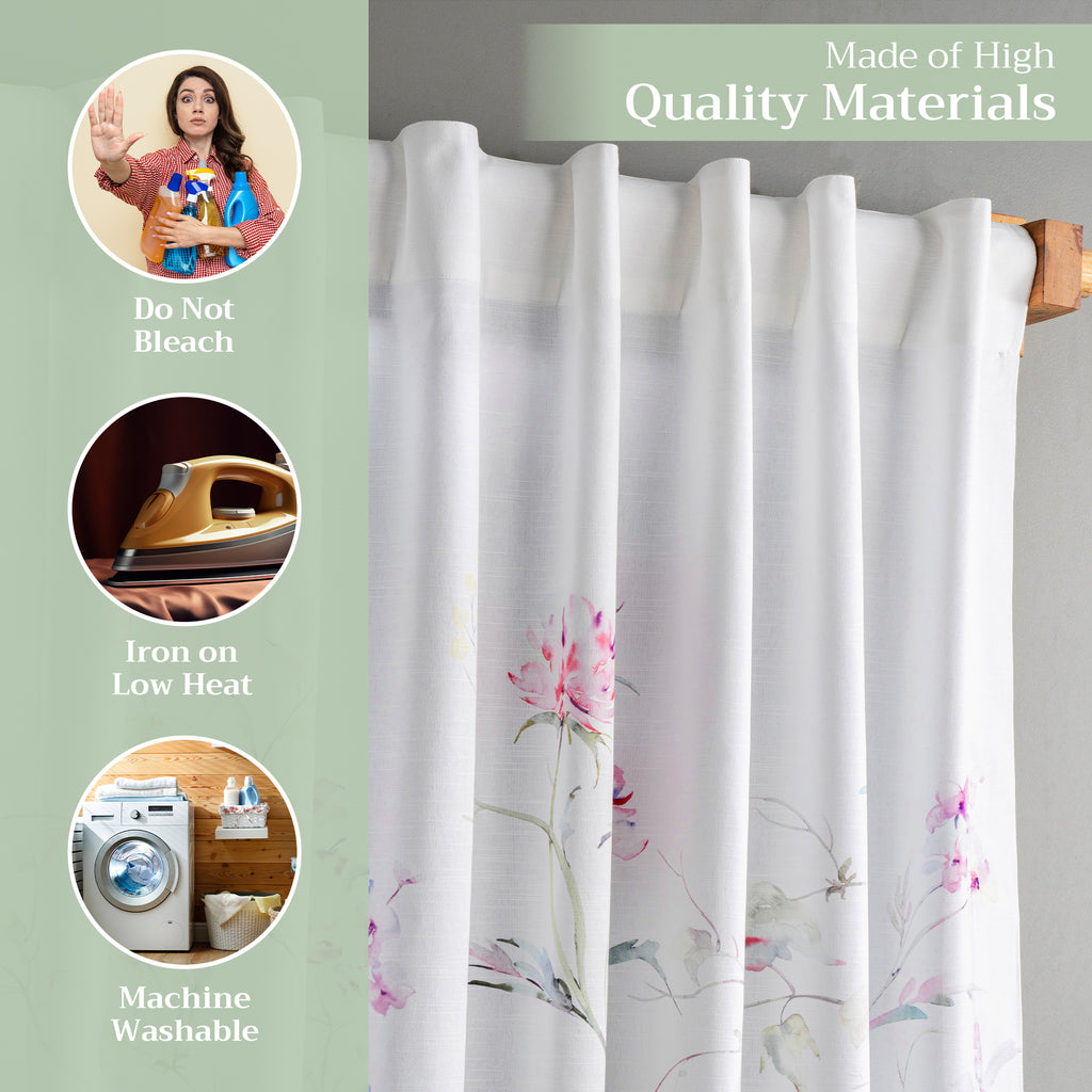 Summer Floral Curtains