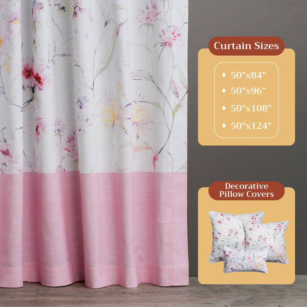 Summer Floral Curtains