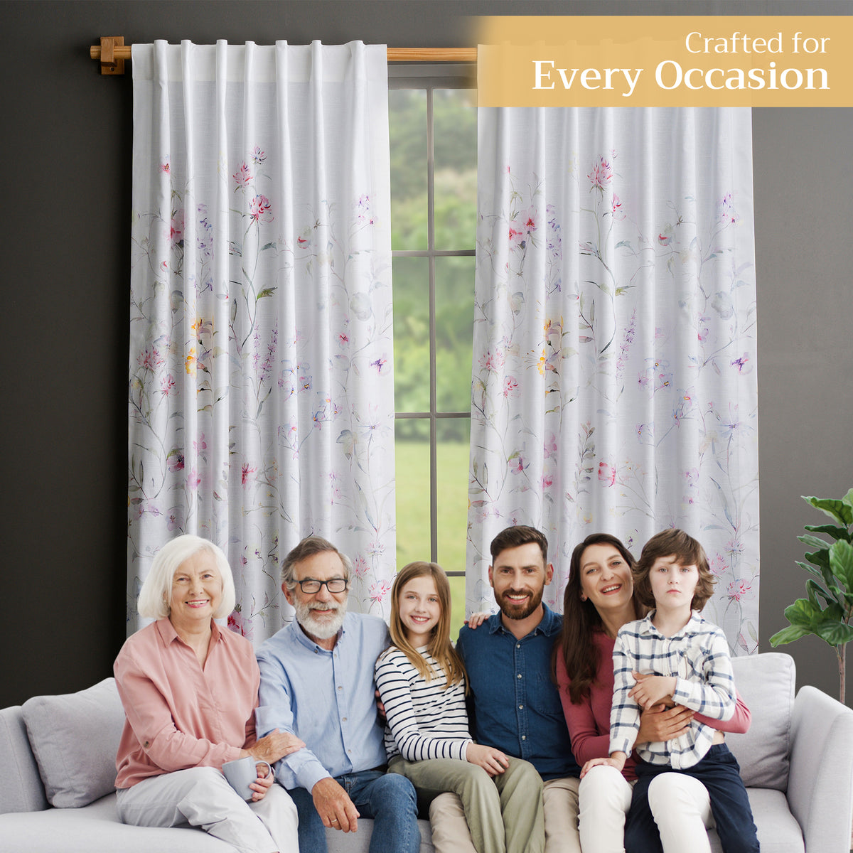 Summer Floral Curtains
