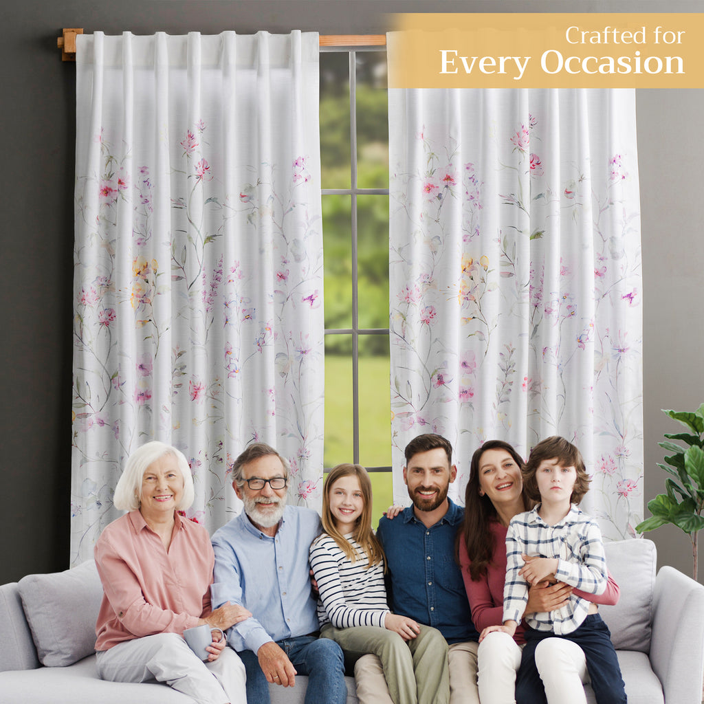 Summer Floral Curtains