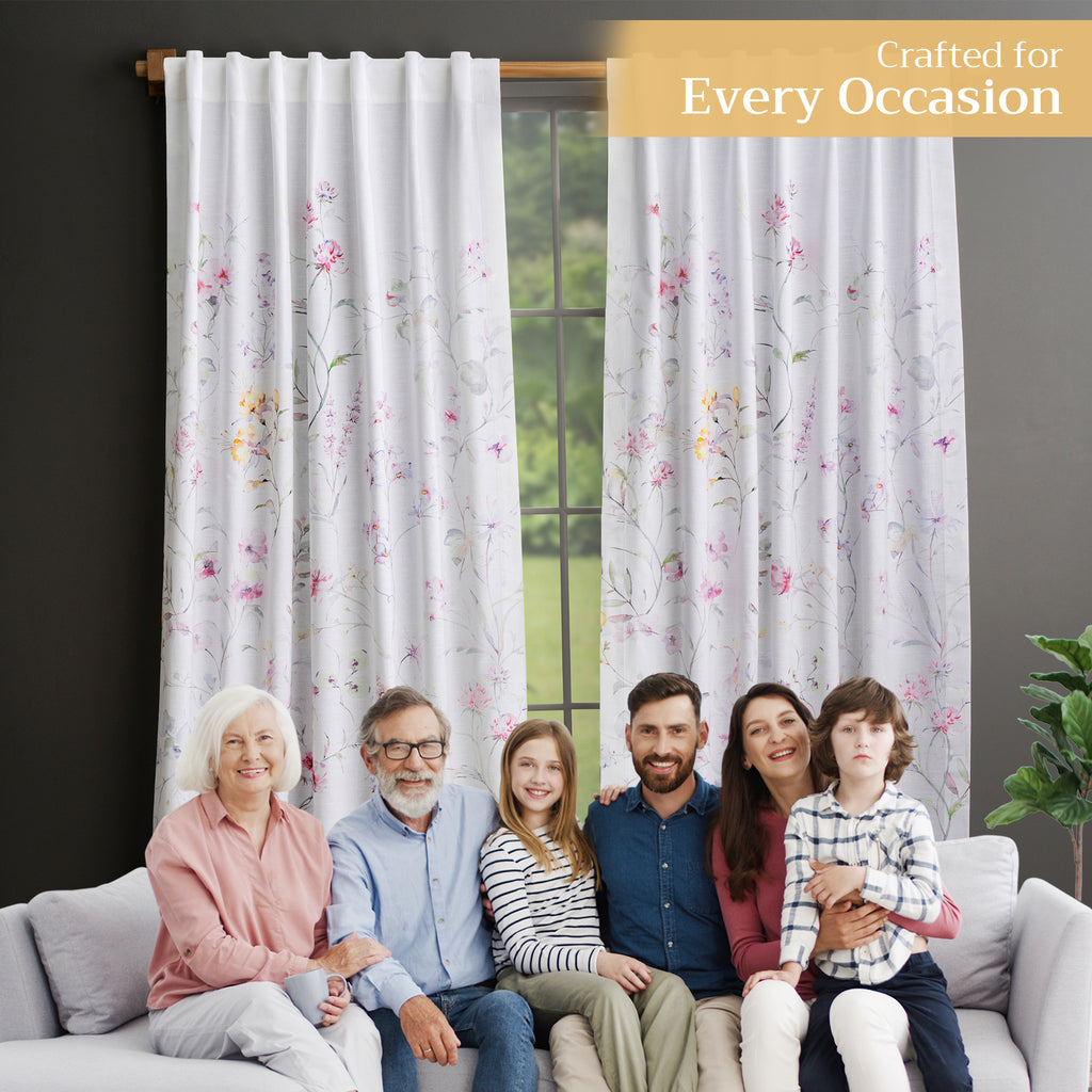 Summer Floral Curtains