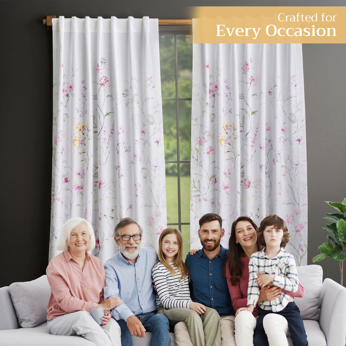 Summer Floral Curtains
