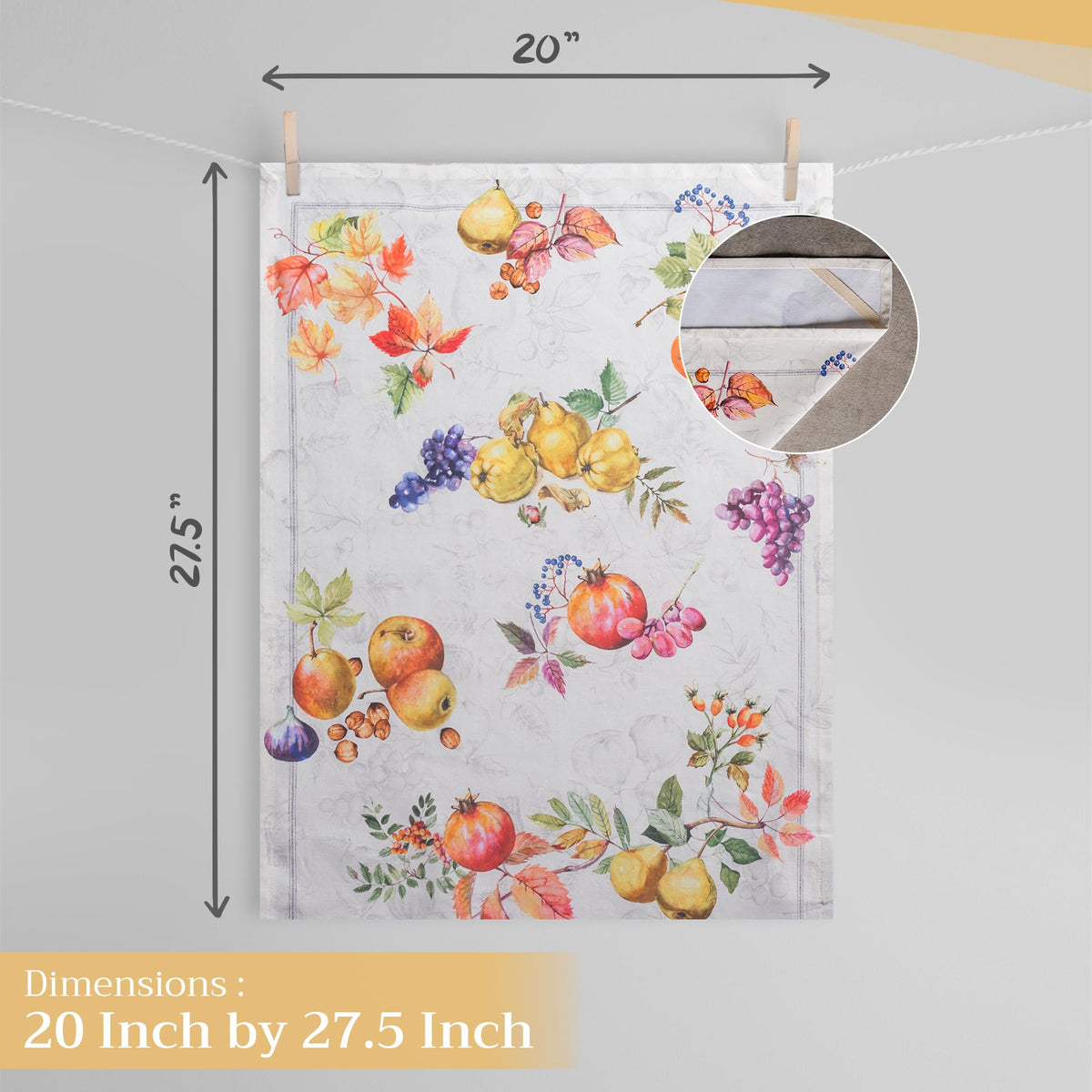 Fruit D'Hiver Kitchen Towels