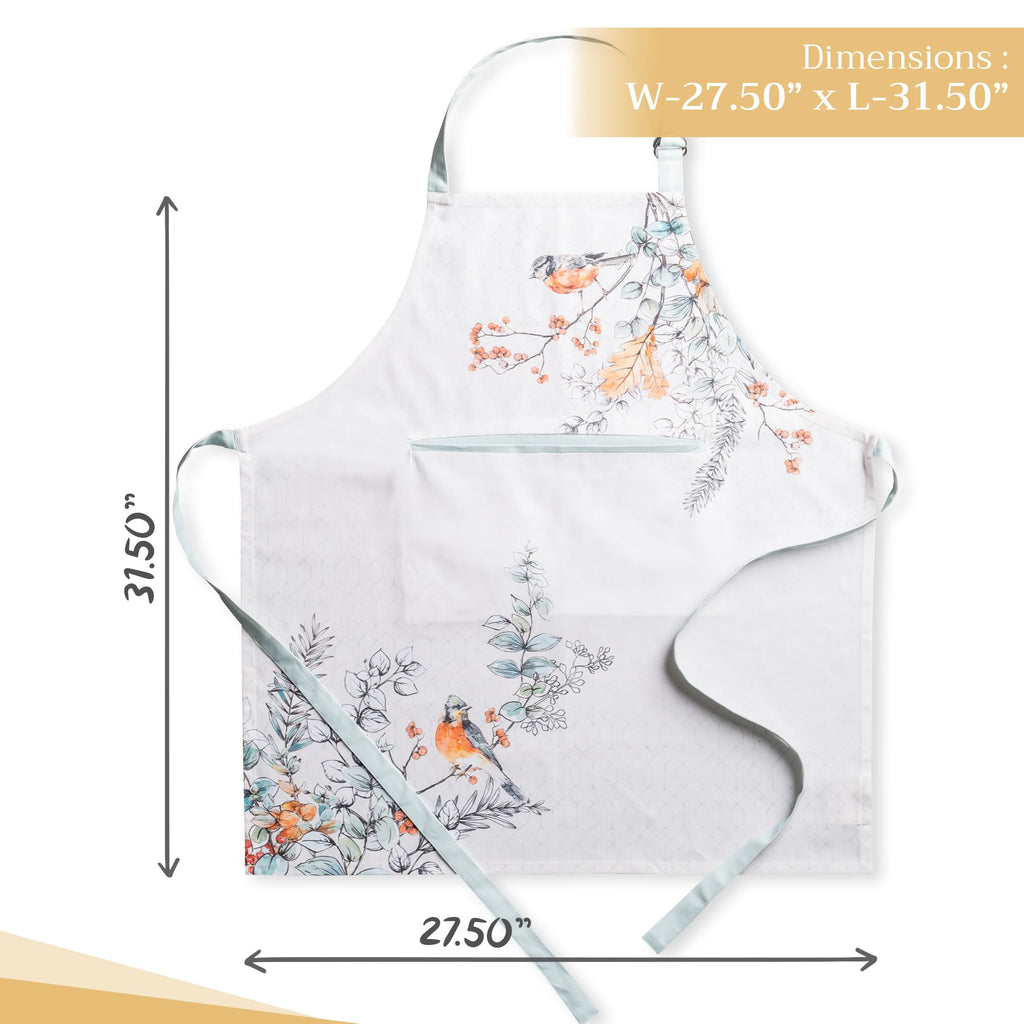 Whitish Shabby Chique Apron