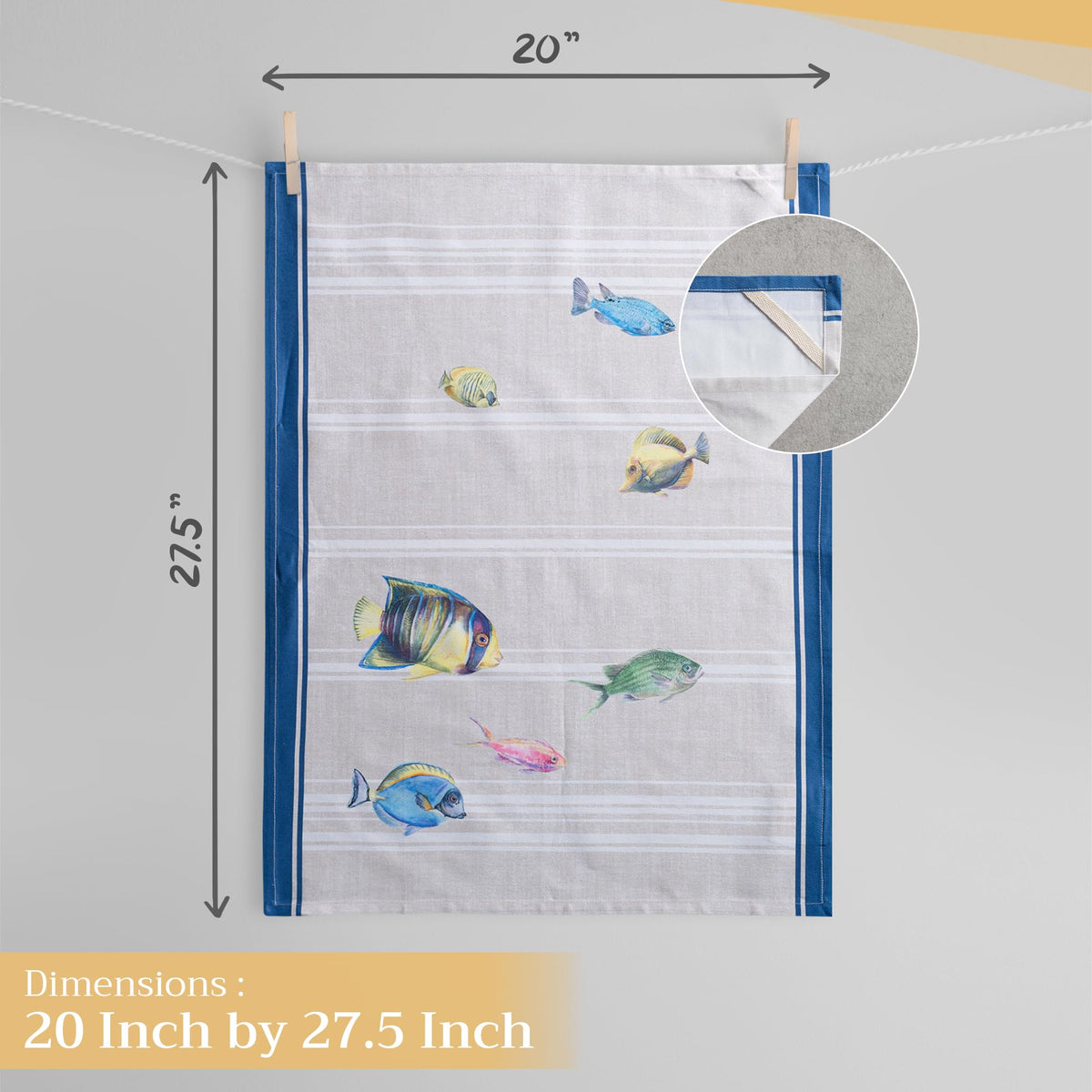Poisson Kitchen Towels