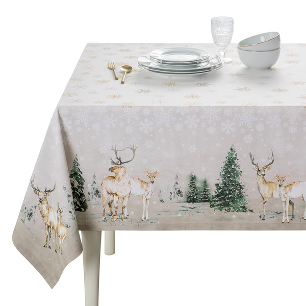 Deer In The Woods Tablecloths