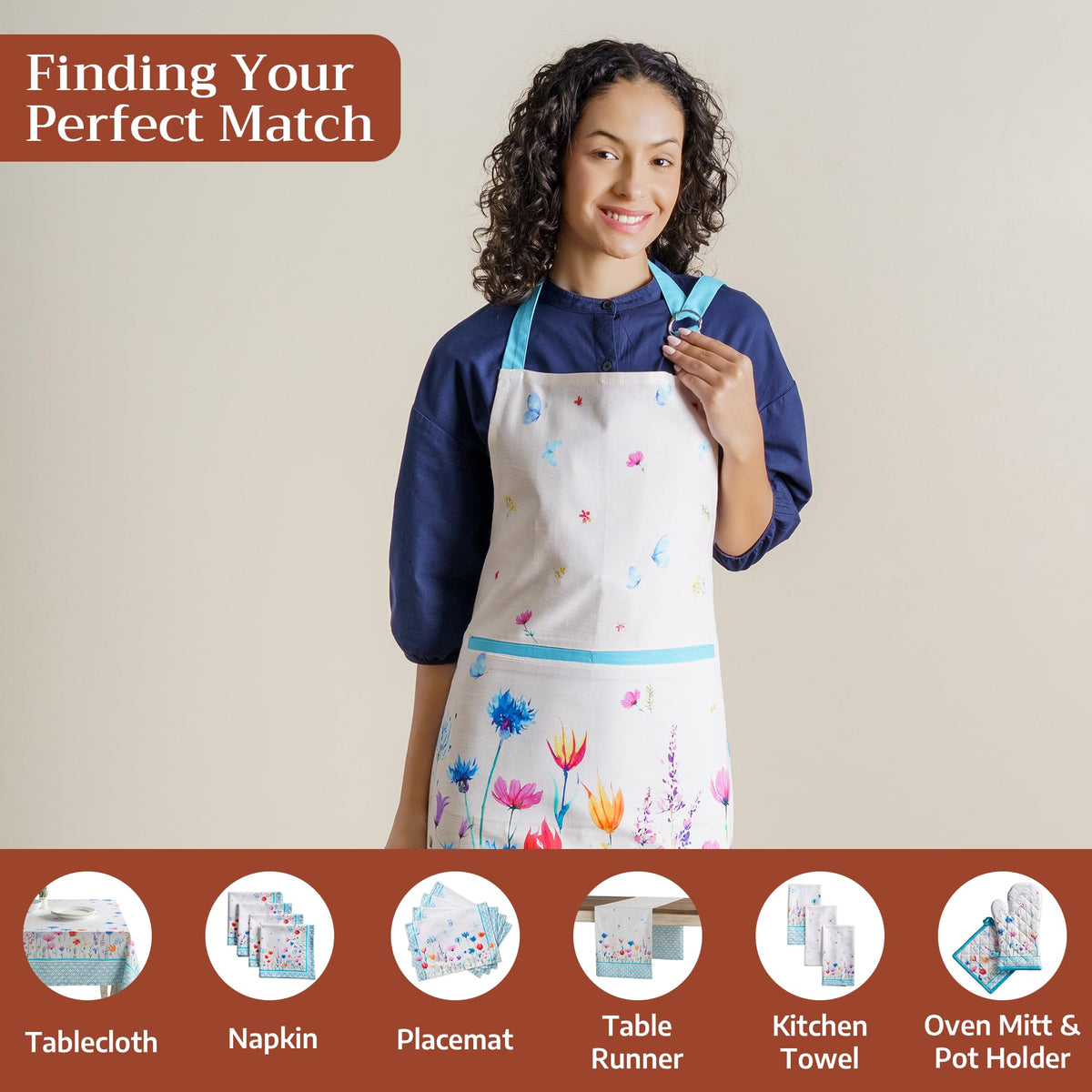 Flower In The Field Apron