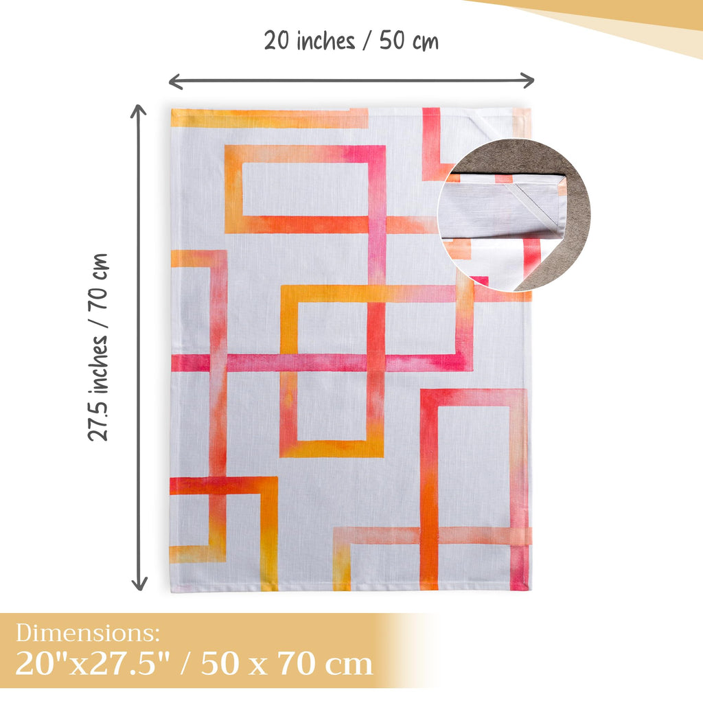 Summer Maze Kitchen Towels