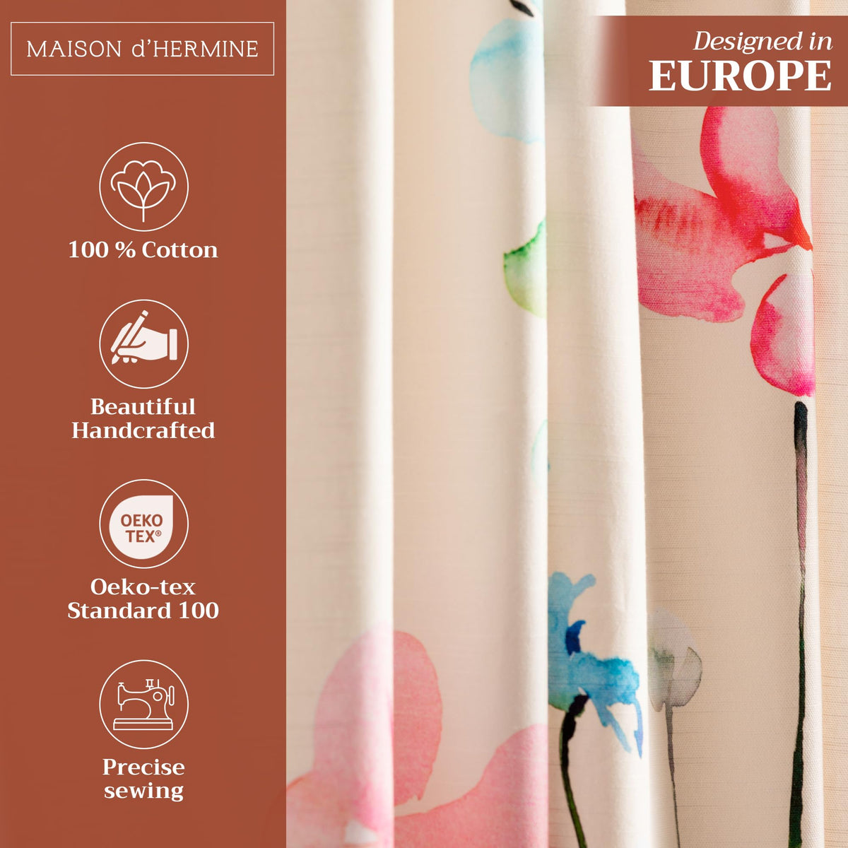 Delphinium Curtains