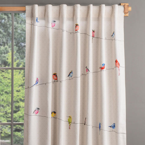 Birdies On Wire Curtains