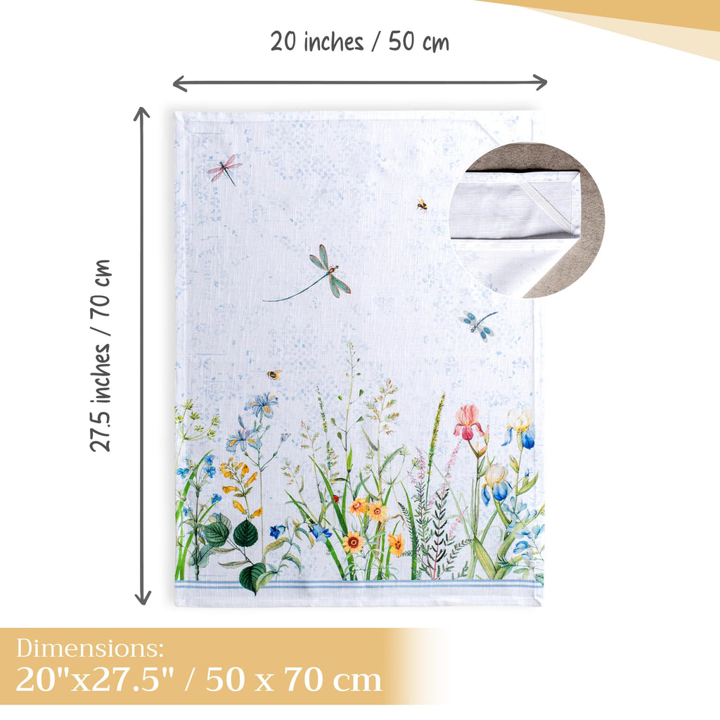 Fleurs De Mai Kitchen Towels