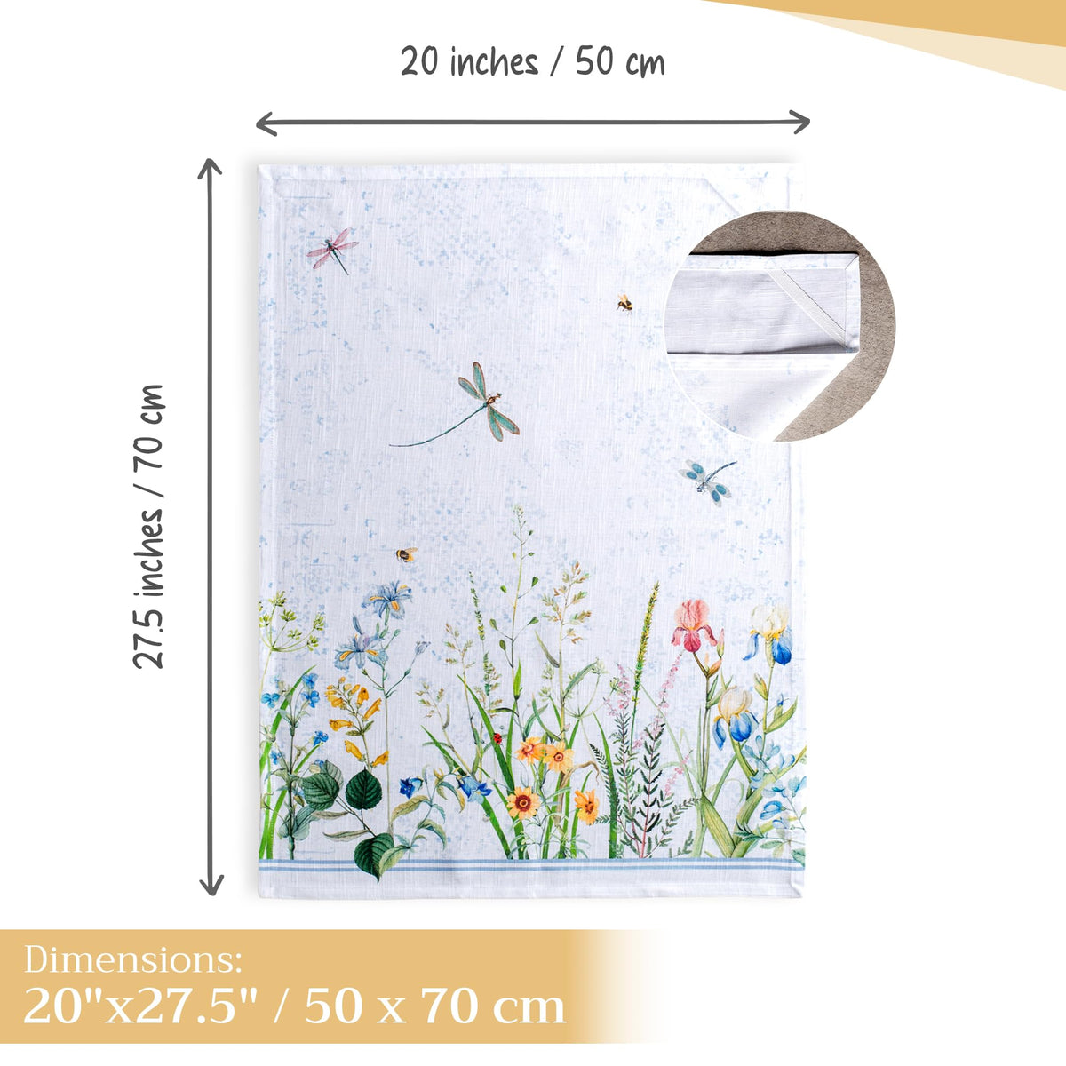 Fleurs De Mai Kitchen Towels