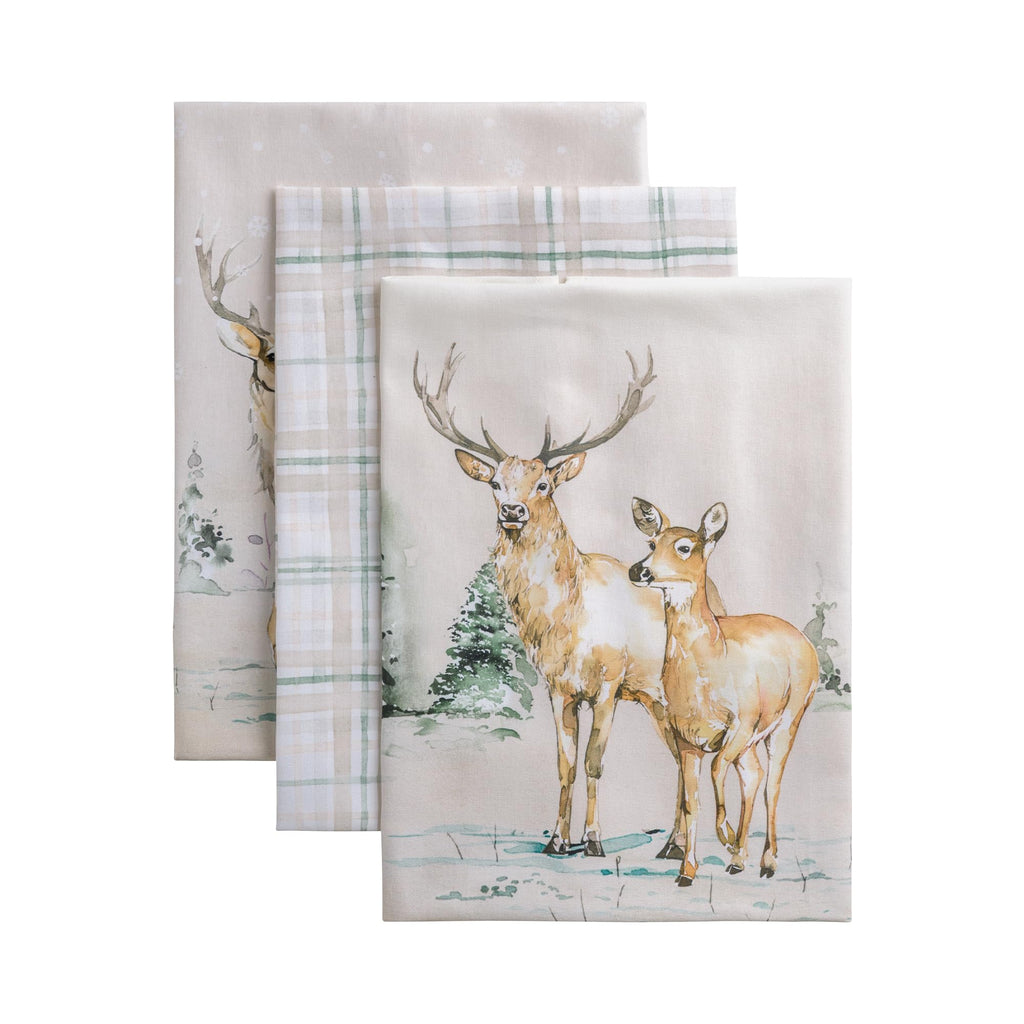 Deer In The Woods Kitchen Towels