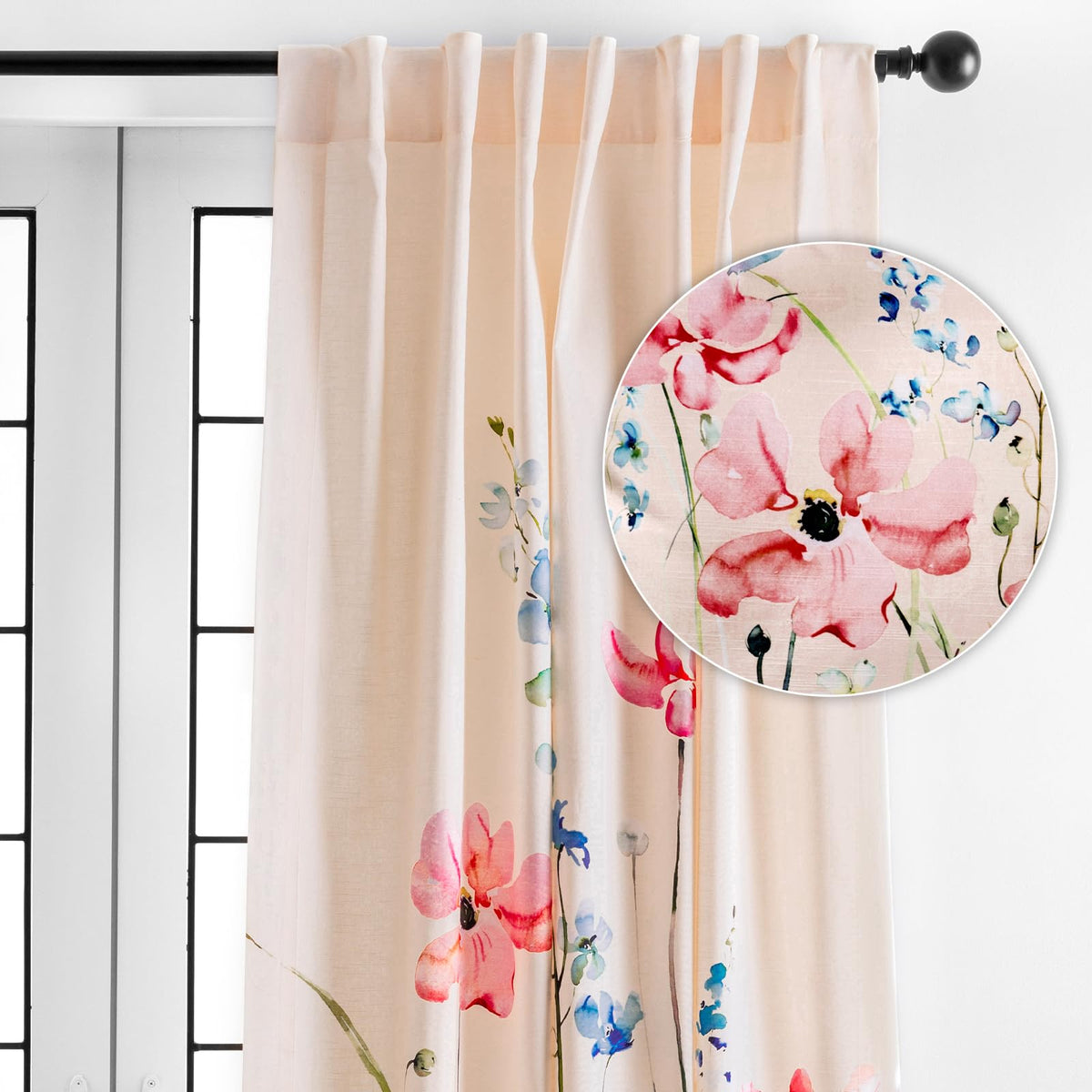 Delphinium Curtains