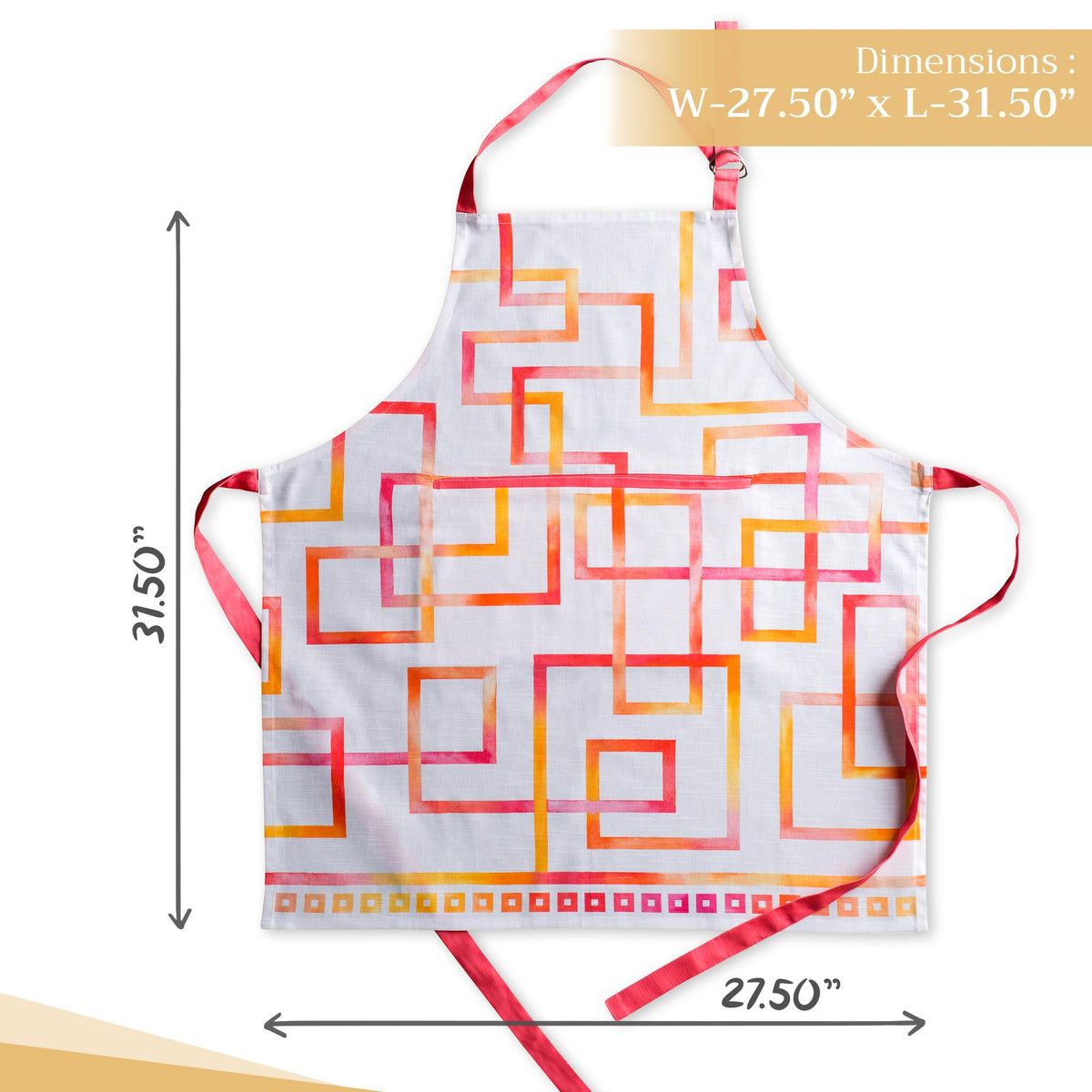 Summer Maze Apron