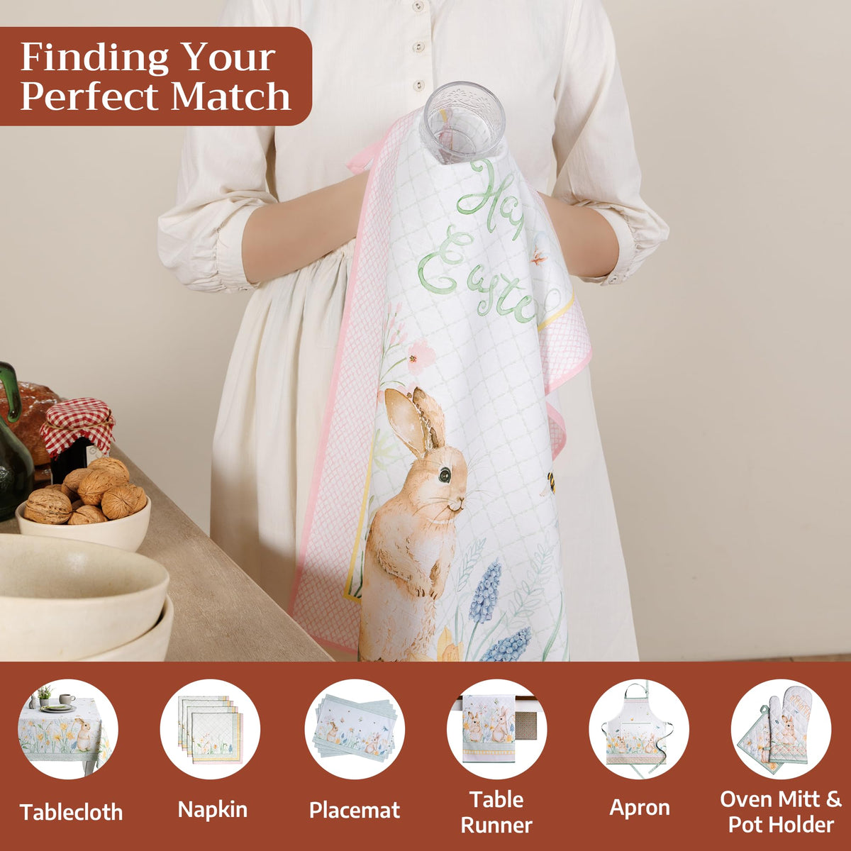 Easter Dew Kitchen Towels