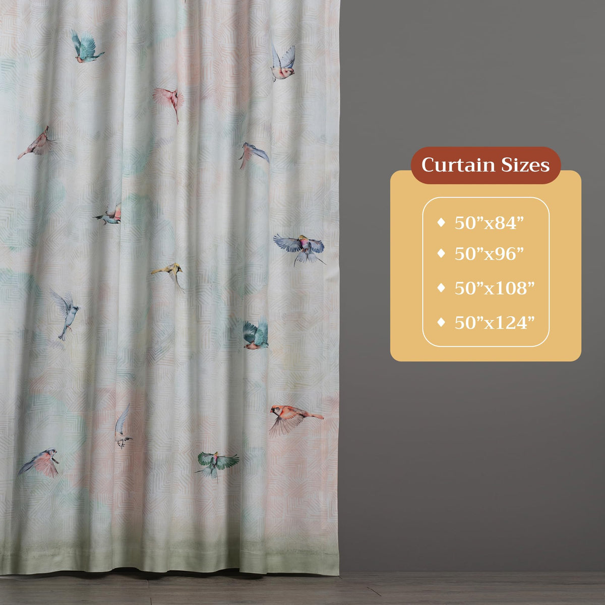 Flying Birds Curtains
