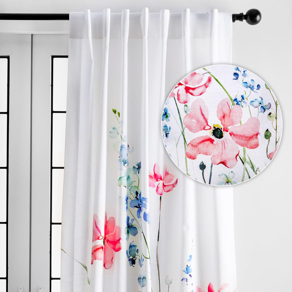 Delphinium Curtains