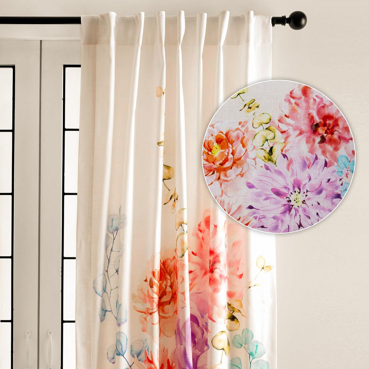 Floral Curtains