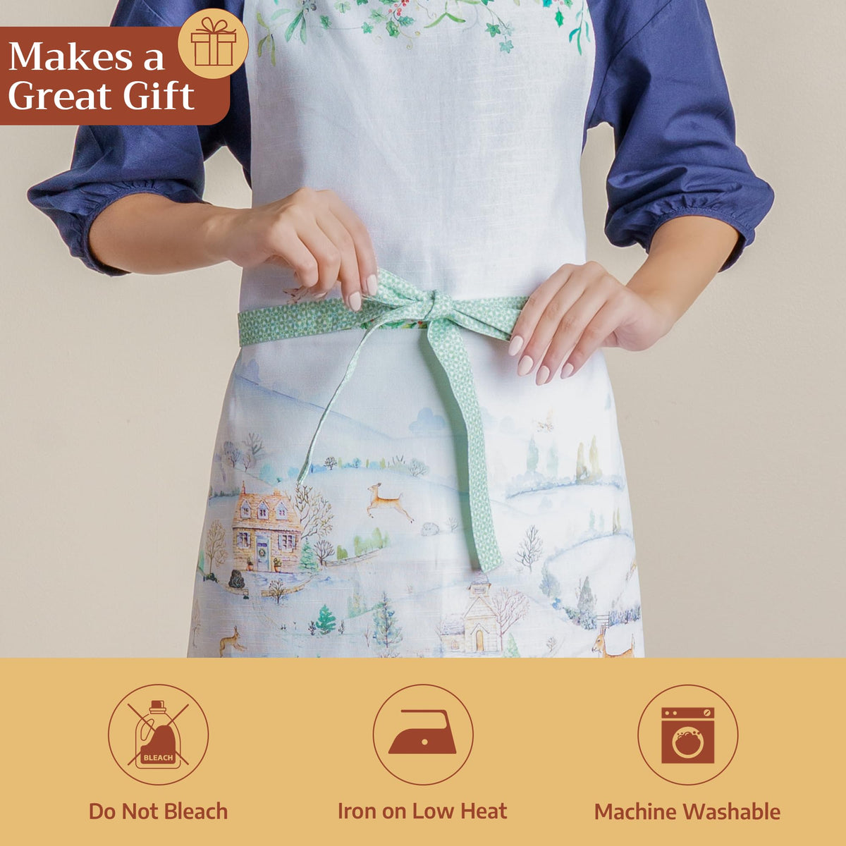 Snowy World Apron