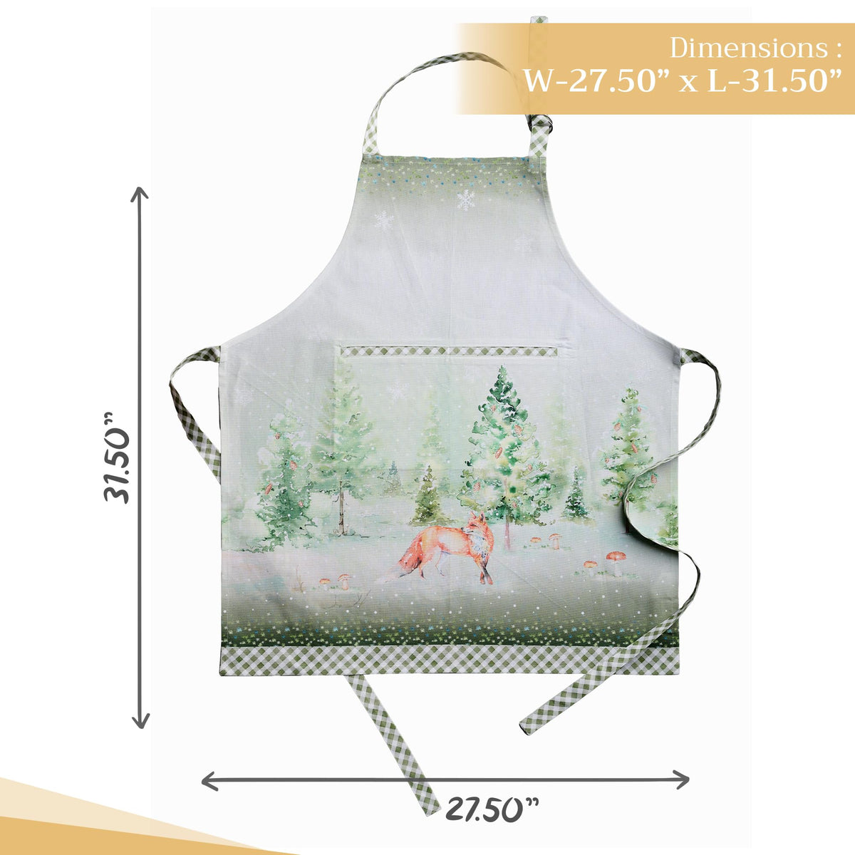 Winter Mornings Apron