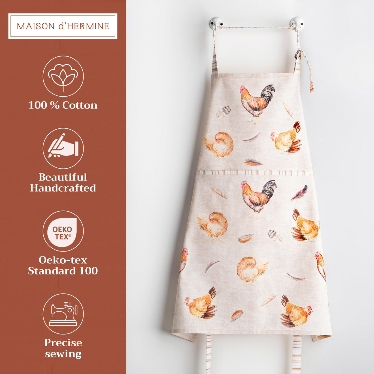 Barnyard Rooster Apron