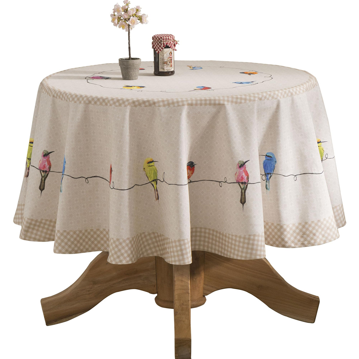 Birdies on Wire Tablecloths