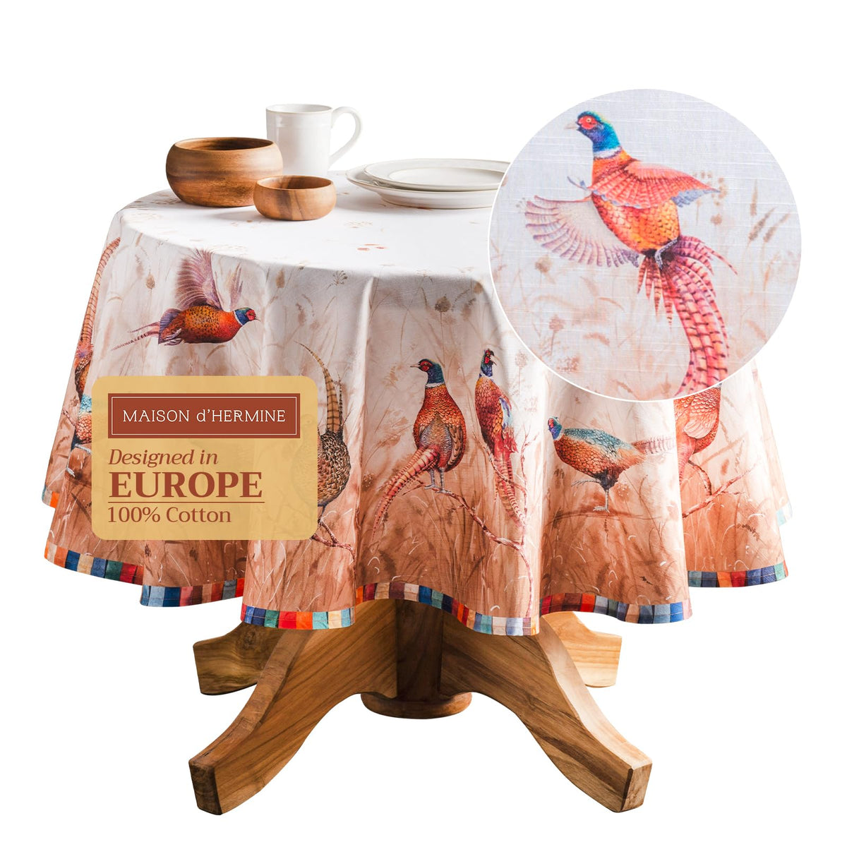 Faisan D'Automne Tablecloths