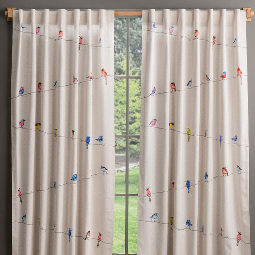 Birdies On Wire Curtains