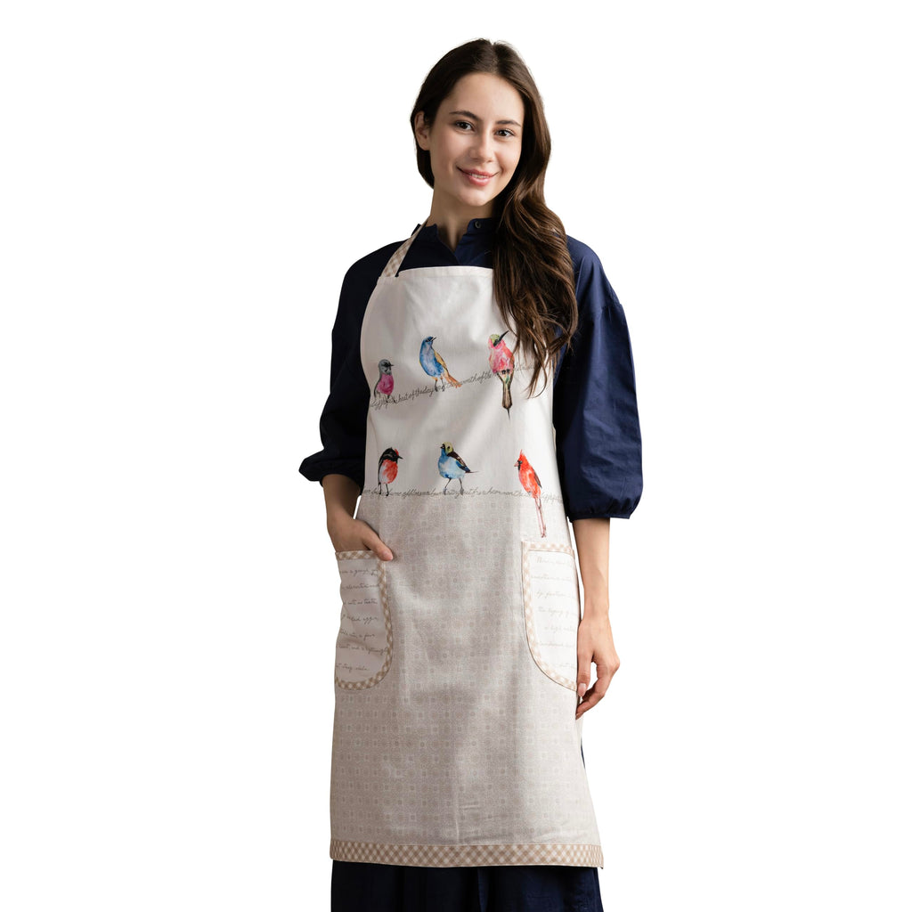 Birdies on Wire Apron