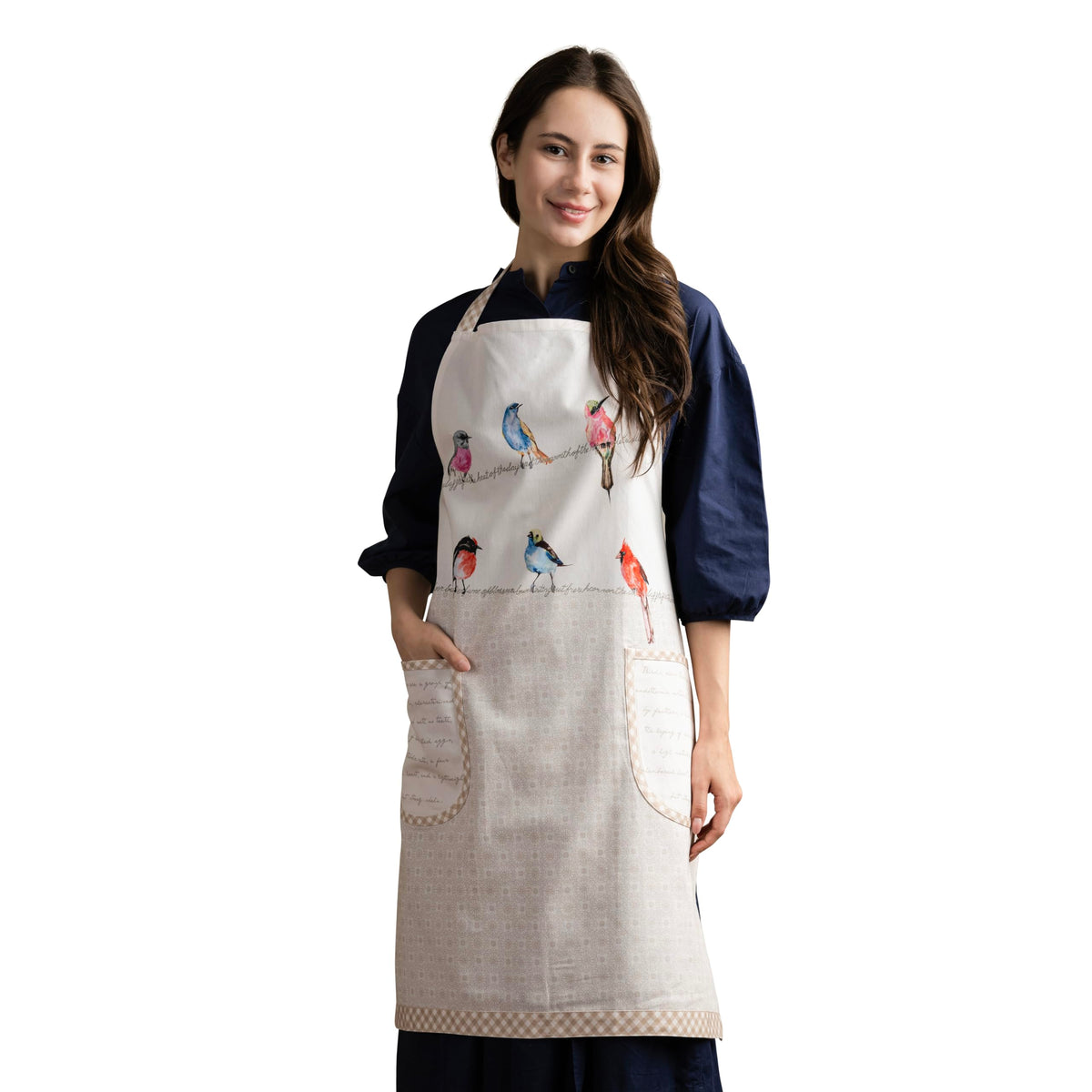 Birdies on Wire Apron