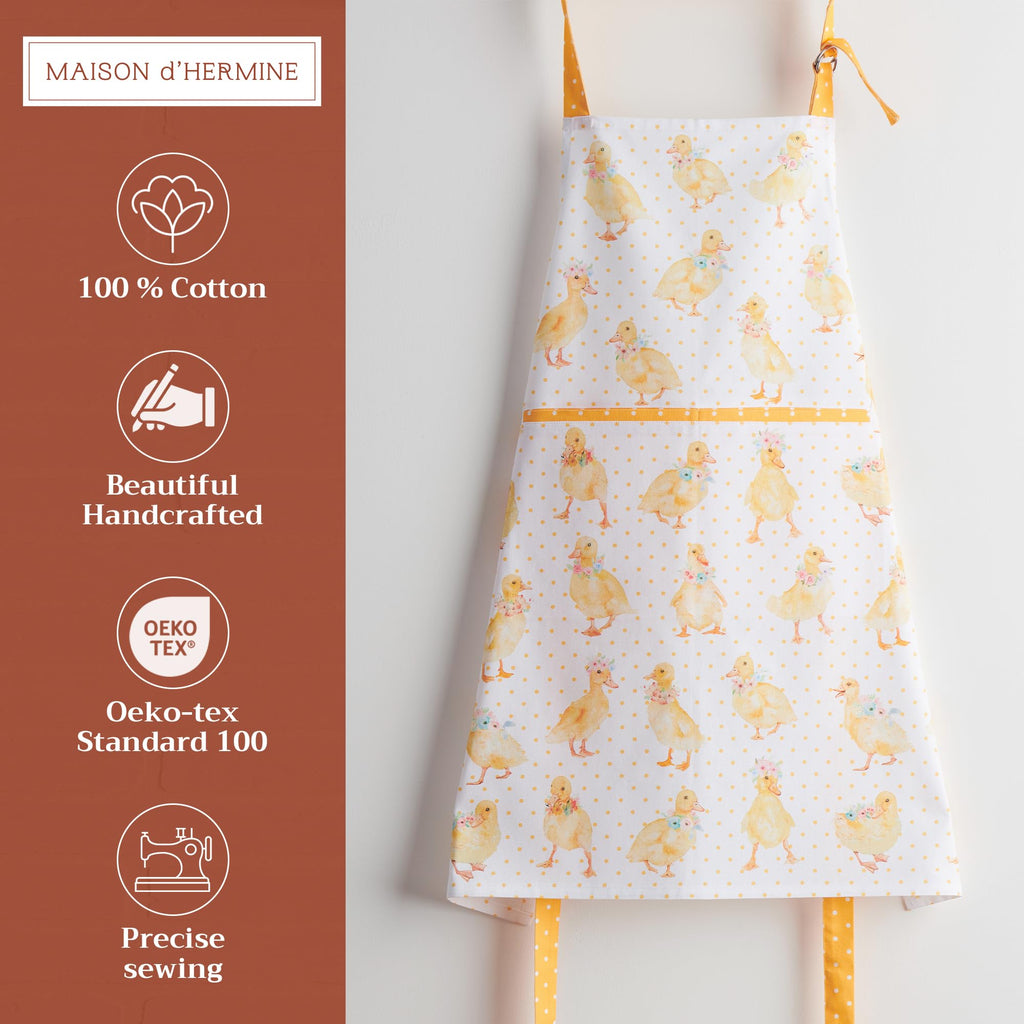 Ducklings in Spring Apron