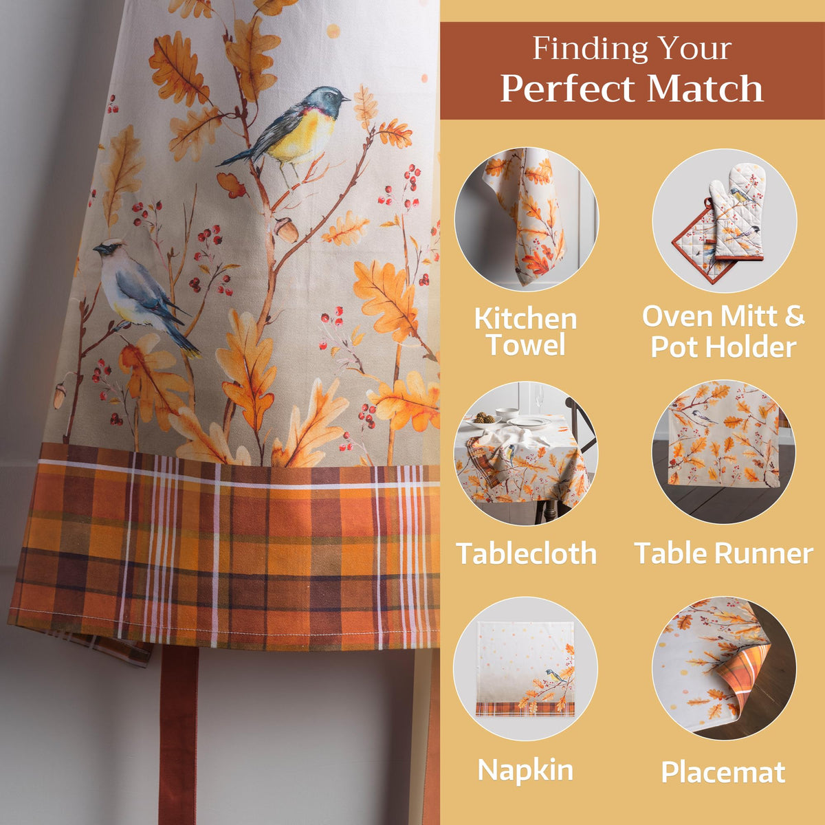 Oak Leaves Apron