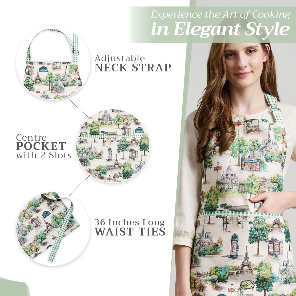 Paris Voyage Apron