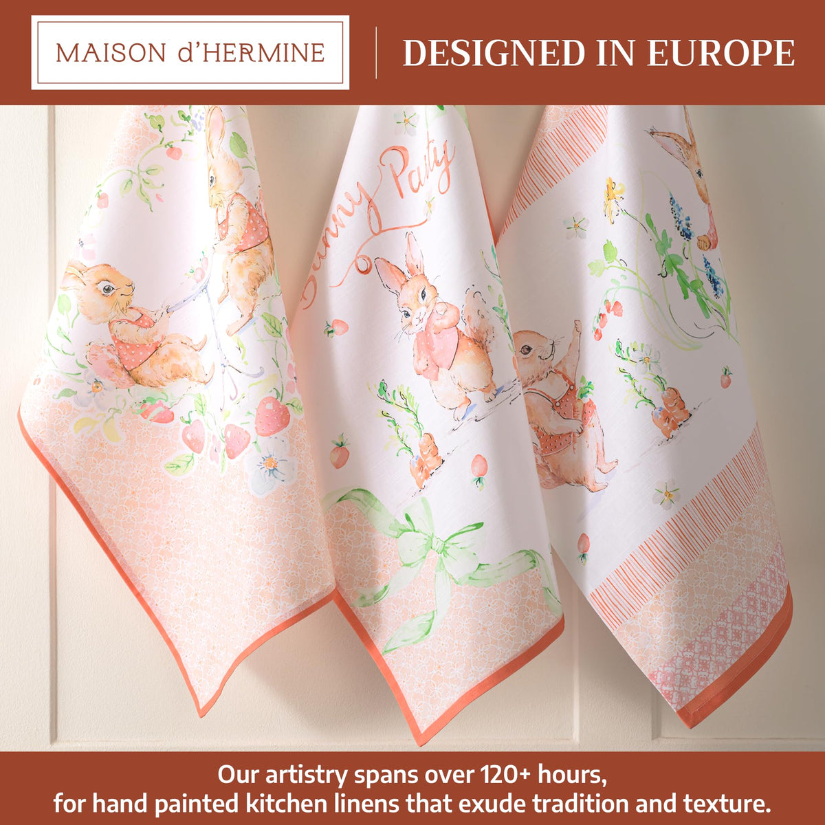 Bunny Party Kitchen Towels