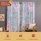Sweet Rose Lavender Curtains