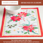 Poinsettia Christmas Placemats