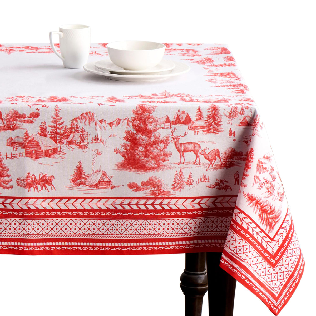 Winter Jouy Tablecloths
