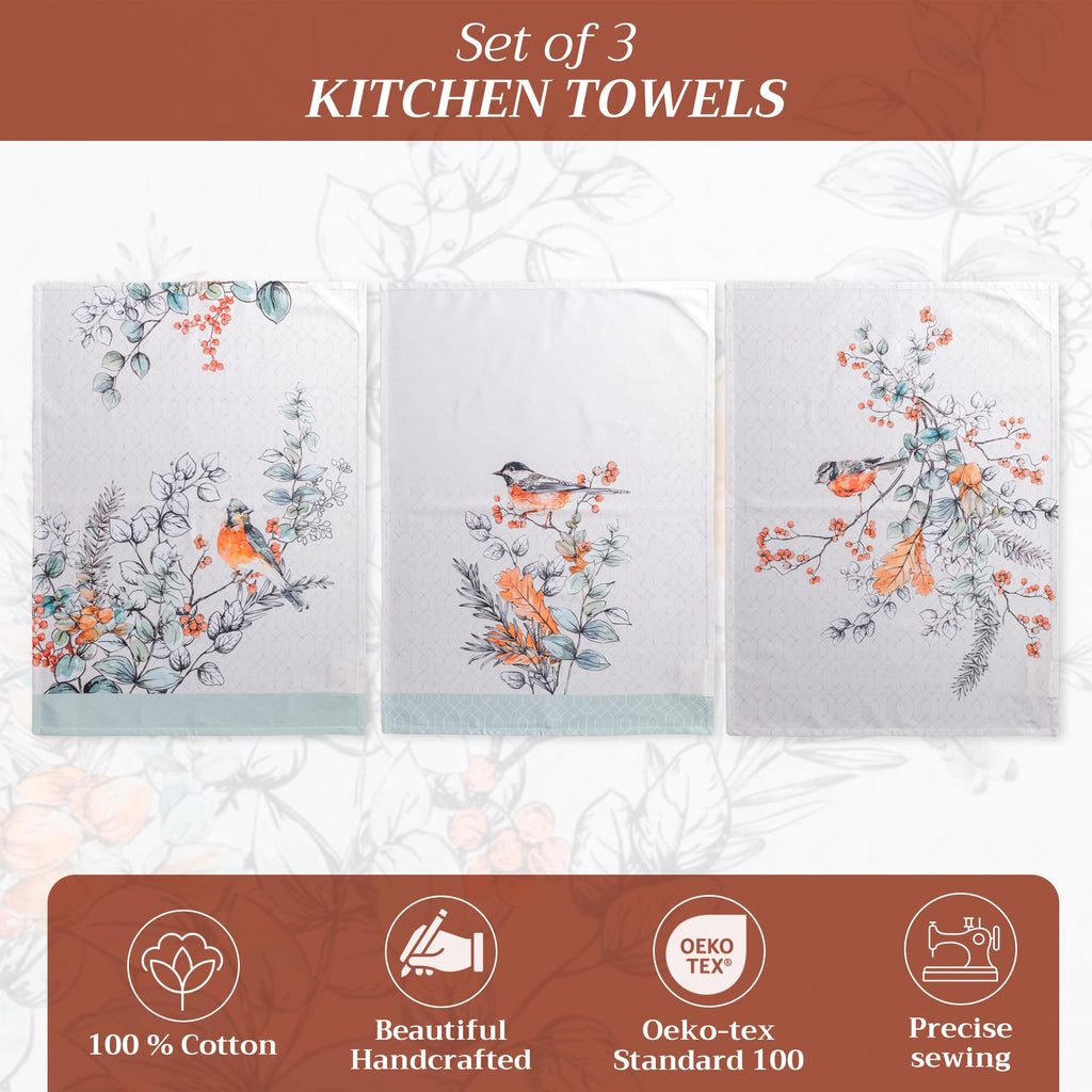 Whitish Shabby Chique Kitchen Towels