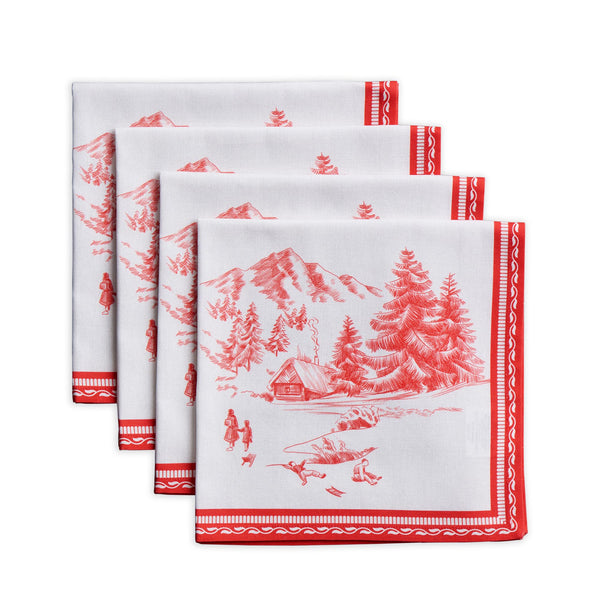 Winter Jouy Napkins