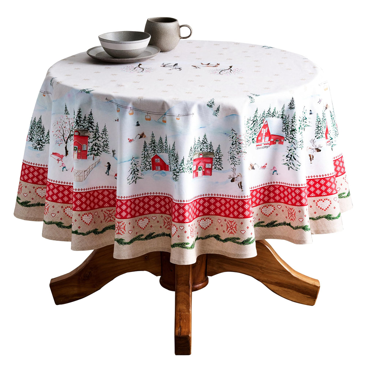 Rural Christmas Tablecloths