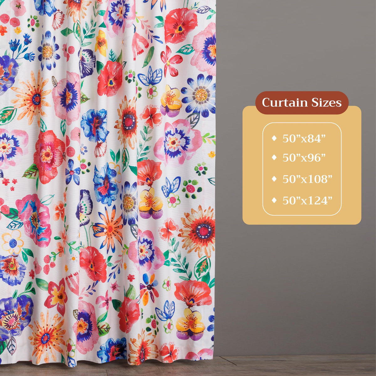 Happy Florals Curtains