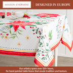 Poinsettia Christmas Tablecloths