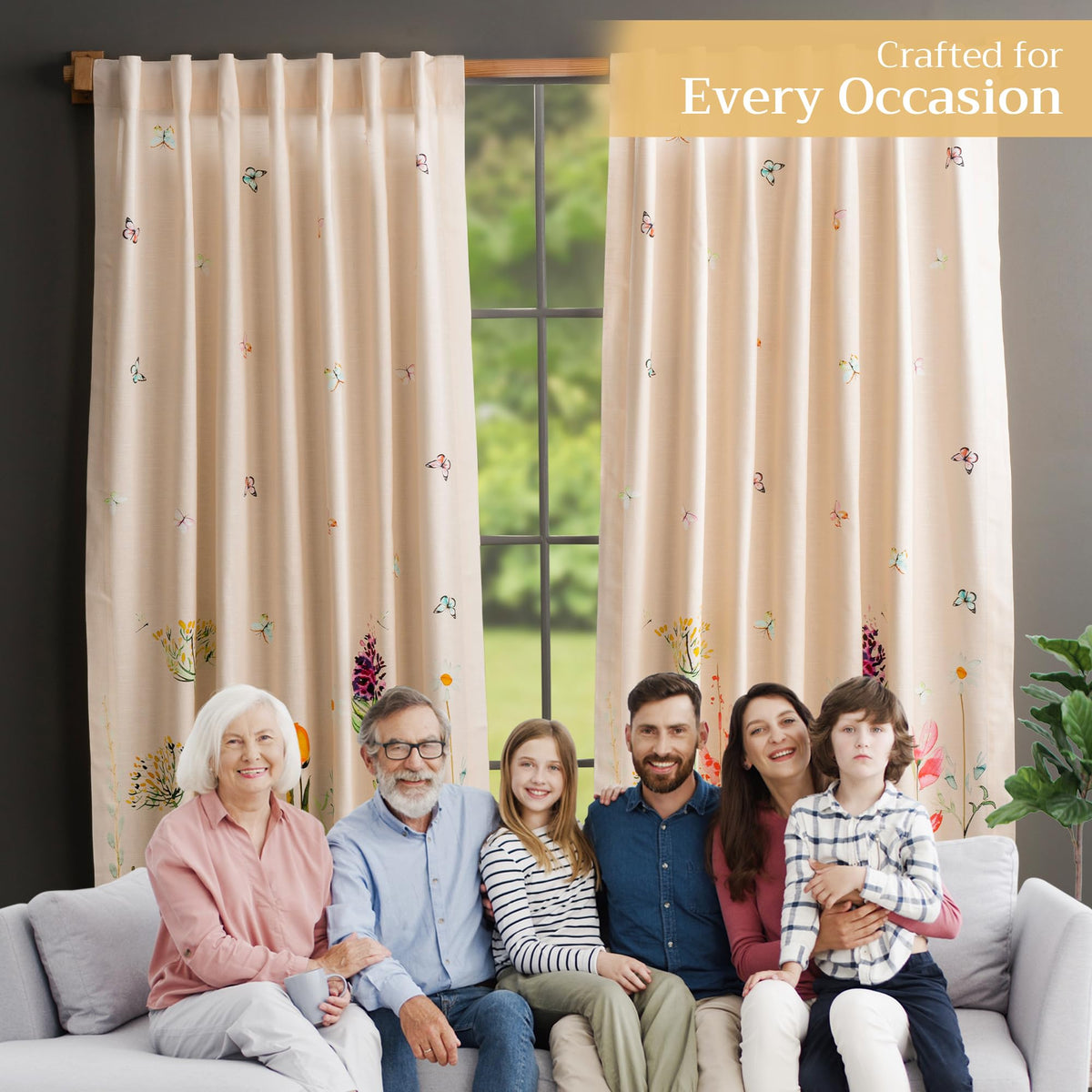 Botanical Fresh Curtains
