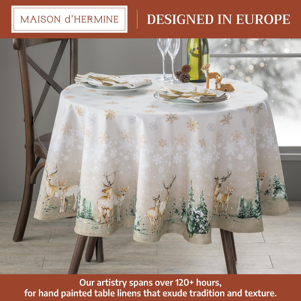 Deer In The Woods Tablecloths