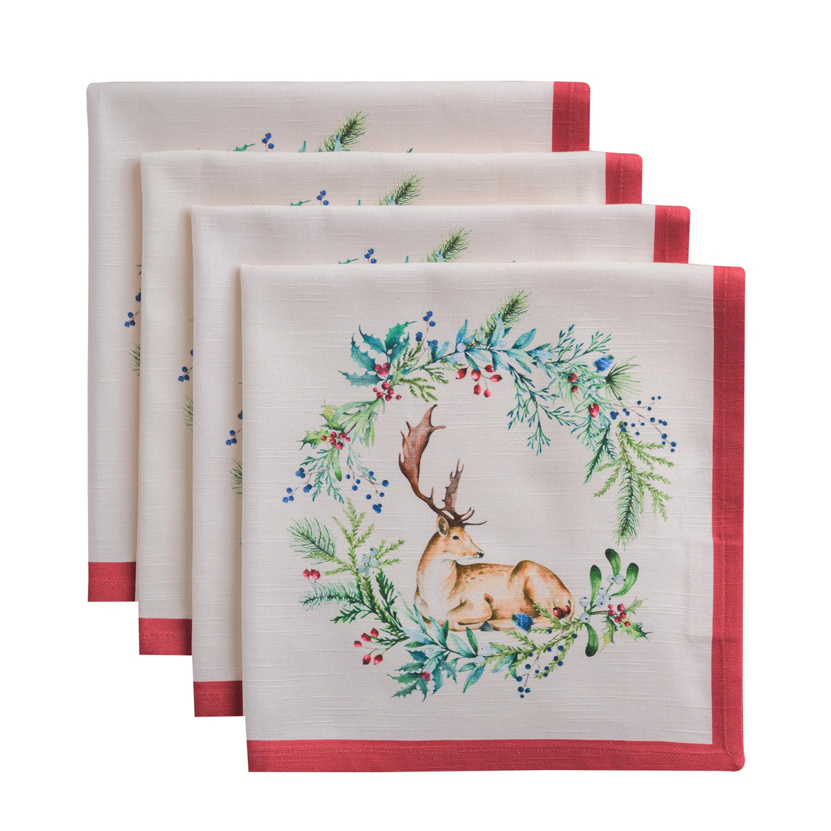 Holly Time Napkins